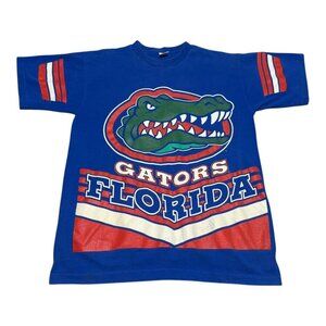 Vintage 90s Salem Sportswear Florida Gators All Over‎ Print Shirt Adult Large